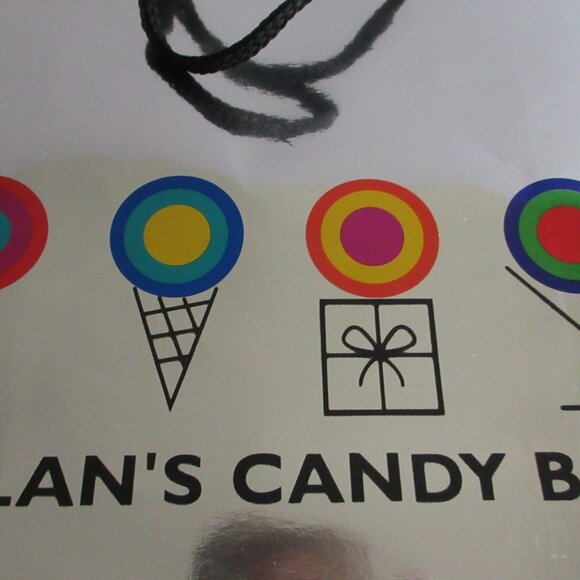 Dylan’s Candy Bar SIlver Multicolor Logo Gift Shopping Bag EMPTY 10" x 8" x 4" - Picture 10 of 12